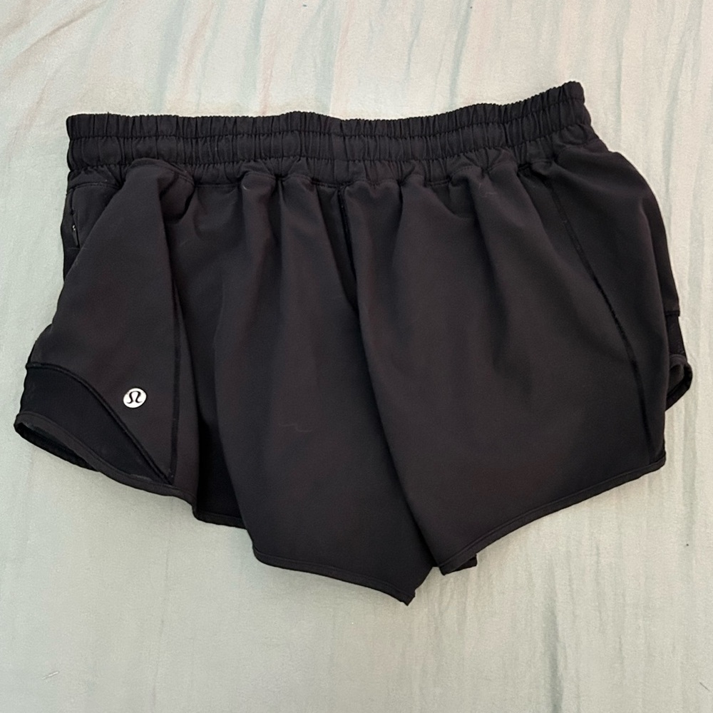 lululemon athletica Women's Classic Black Athletic Shorts